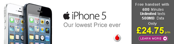 The Apple iPhone 5 from &pound;26.81 p/m