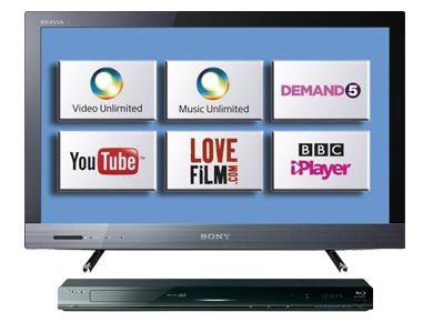 Free Sony 26in LED TV + Blu-Ray player