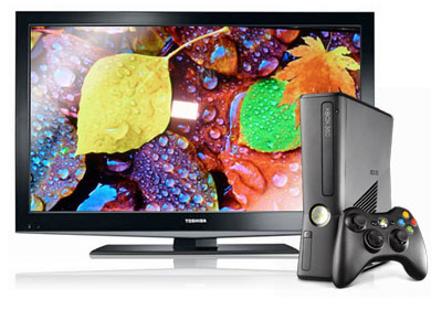 Free Toshiba 40 inch LCD Television with Xbox 360